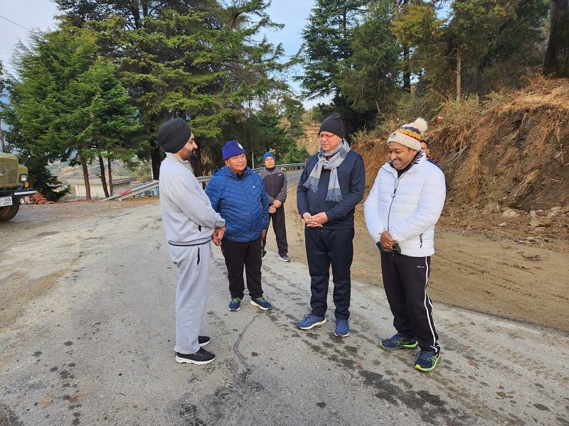 मुख्यमंत्री पुष्कर सिंह धामी बजट सत्र में भाग लेने के लिए गैरसैण पहुंच गए हैं