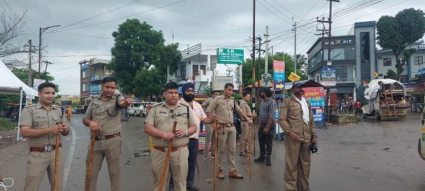 HARIDWAR POLICE कांवड़ियों की सुरक्षा व्यवस्था में झोंक दी पूरी ताकत