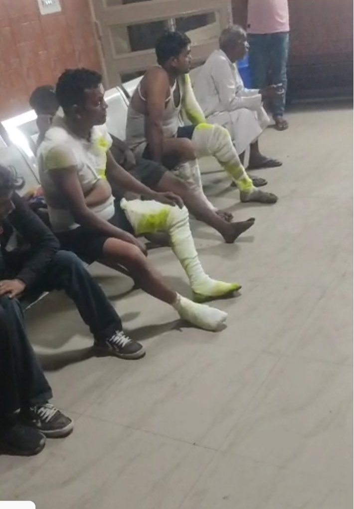 फैक्ट्री में विस्फोट से मची अफरा तफरी दर्जन भर घायल