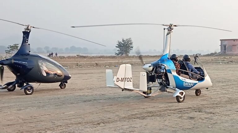 हरिद्वार में जायरो काफ्टर ने भरी सफल परीक्षण उड़ान;जल्द पर्यटकों को मिलेगा एयर सफारी का मौका