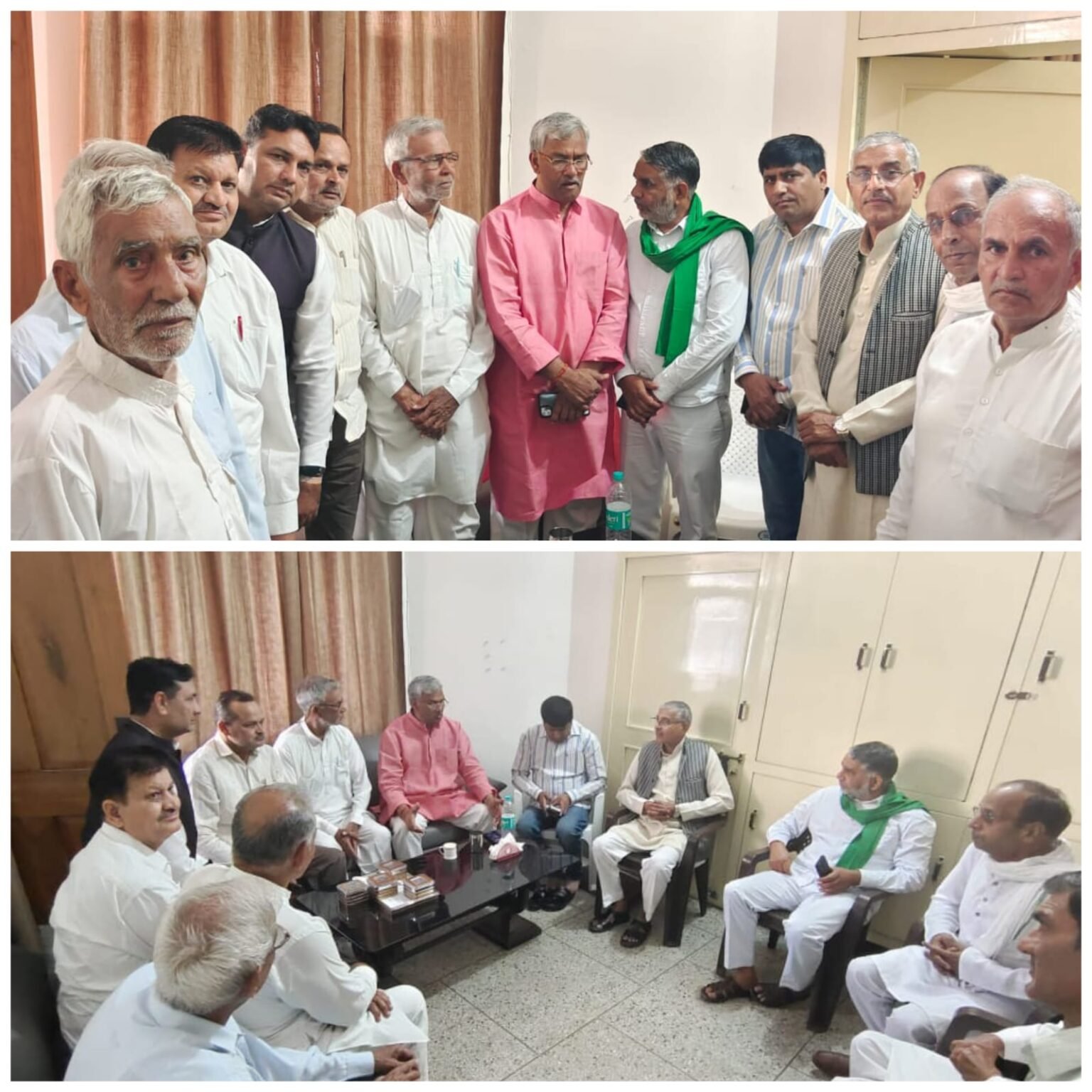 रोड समाज के प्रतिष्ठित एवं सम्मानित लोगों ने त्रिवेंद्र सिंह रावत के रुड़की आवास पर की मुलाकात