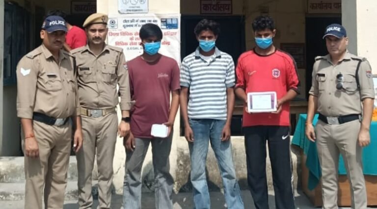 बैरागी कैंप से पकड़े गए कनखल हत्या कांड के तीनों आरोपी