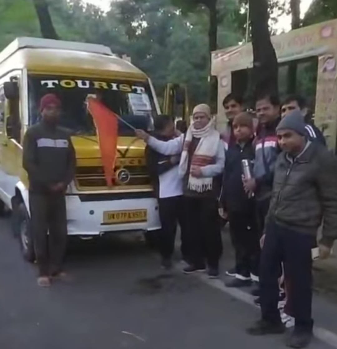 प्रेस क्लब हरिद्वार की पहली भव्य बद्रीनाथ यात्रा का शुभारंभ