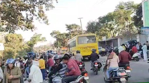 कनखल क्षेत्र में सड़क हादसा, दो बाइक सवारों की मौके पर मौत